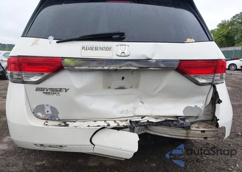 2014 Honda Odyssey Ex-L from USA, damaged, VIN 5FNRL5H69EB101681